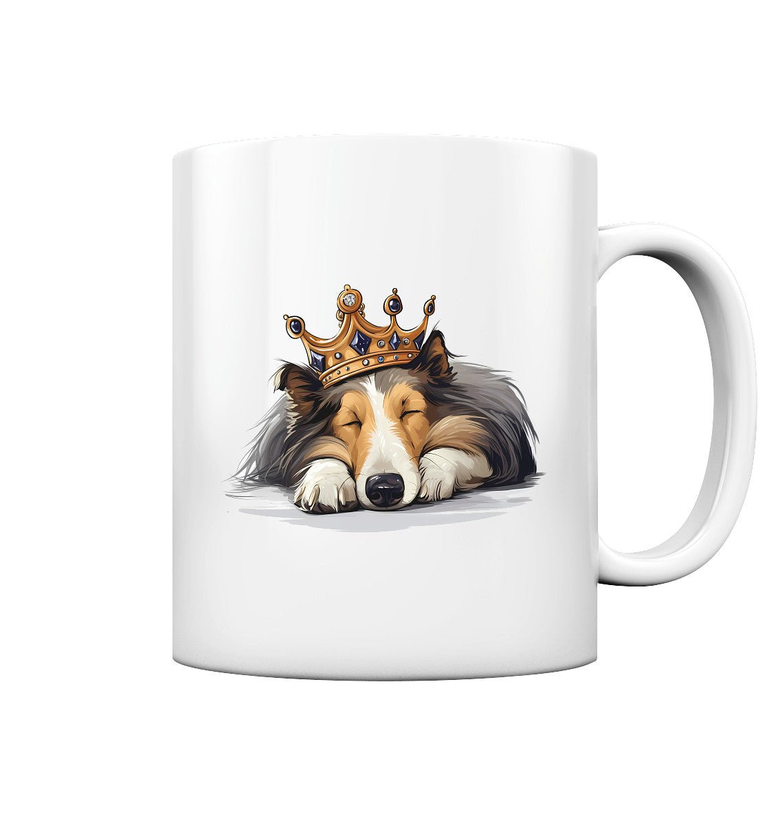 Schlafender Collie - Tasse glossy - Multitalenty