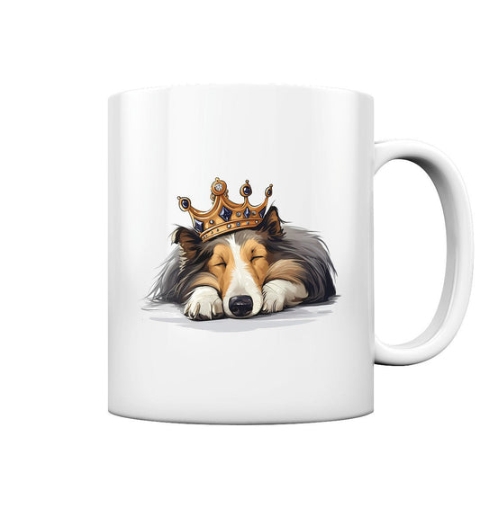 Schlafender Collie - Tasse glossy - Multitalenty