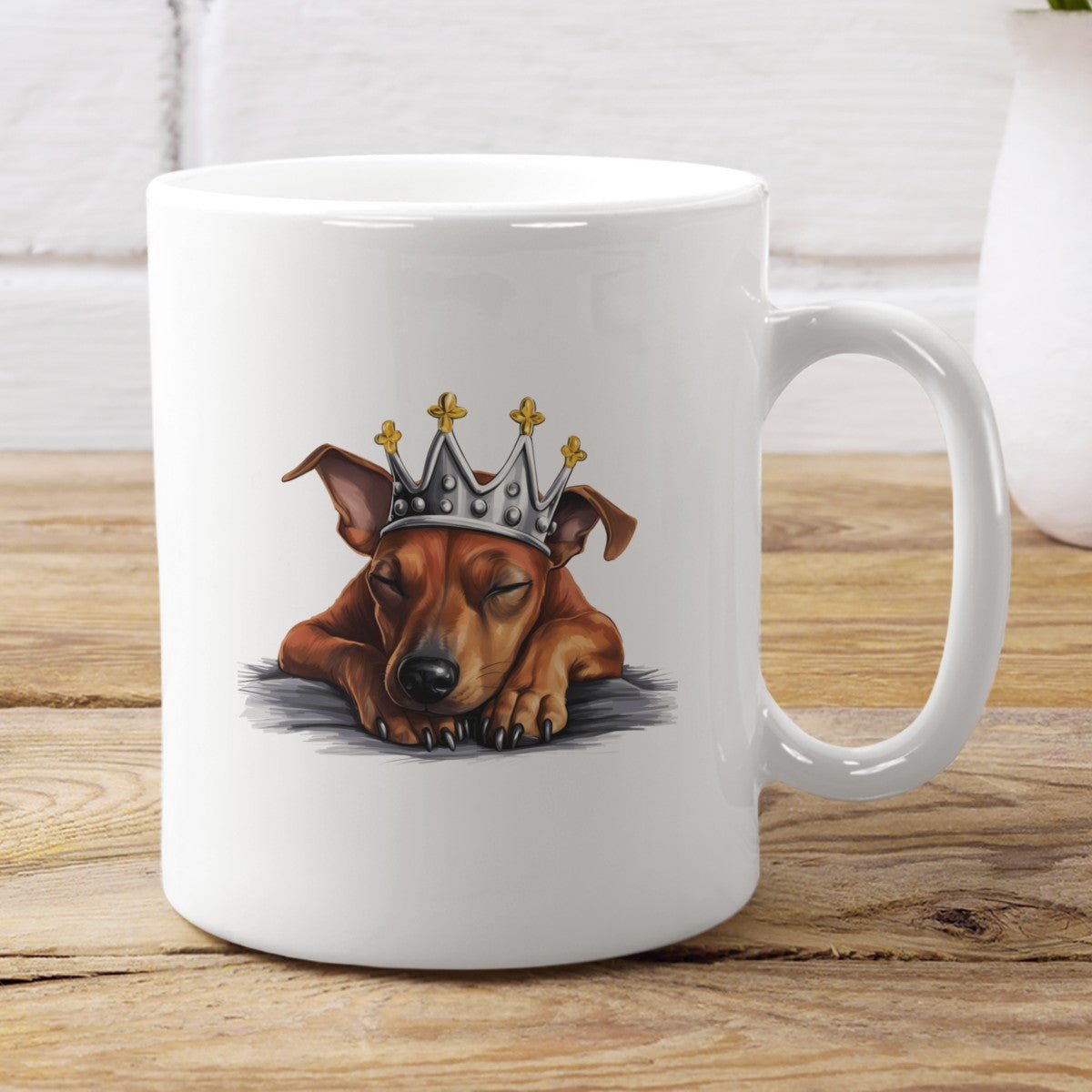 Schlafender Deutscher Pinscher - Tasse glossy - Multitalenty