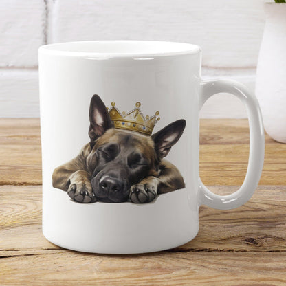 Schlafender Holländischer Schäferhund - Tasse glossy - Multitalenty