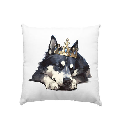 Schlafender Husky - Kissen 40x40cm - Multitalenty