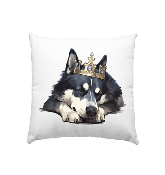 Schlafender Husky - Kissen 40x40cm - Multitalenty