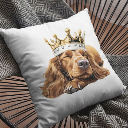 Schlafender Irish Setter - Kissen 40x40cm - Multitalenty