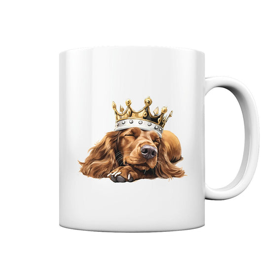 Schlafender Irish Setter - Tasse glossy - Multitalenty