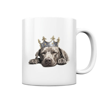 Schlafender Labrador silber - Tasse glossy - Multitalenty