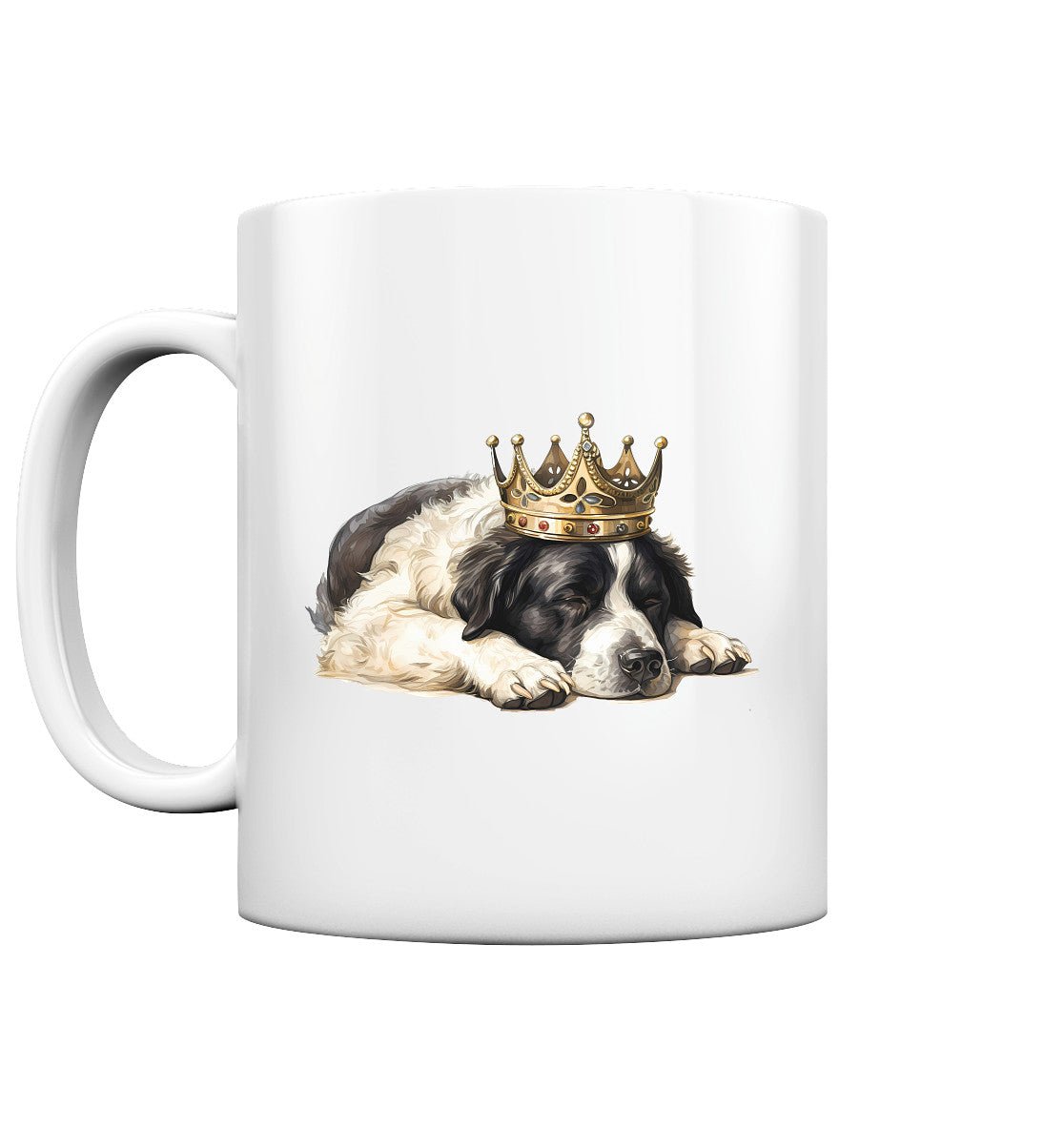 Schlafender Landseer - Tasse glossy - Multitalenty