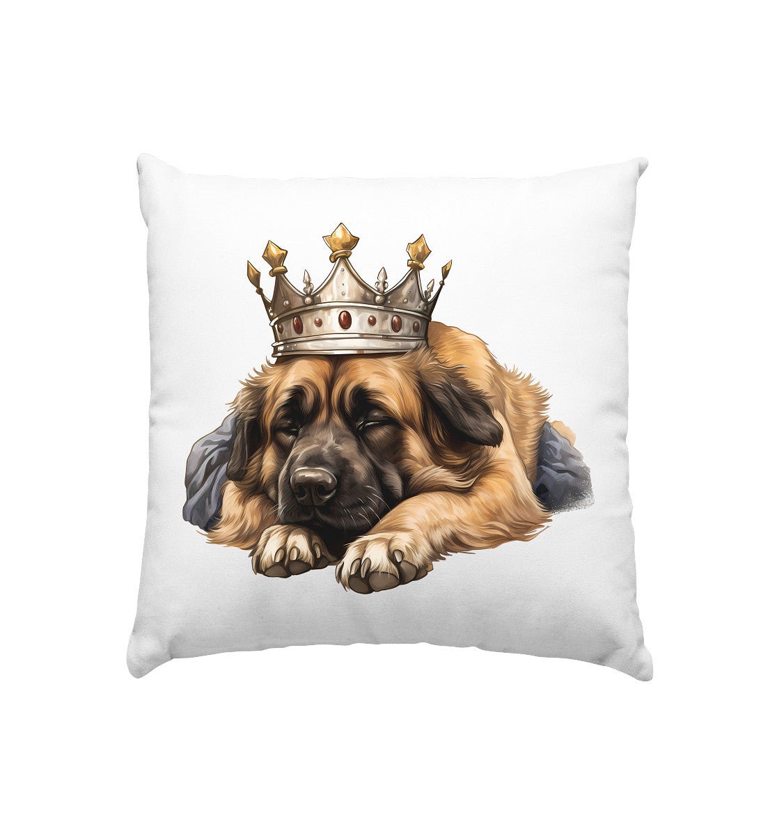 Schlafender Leonberger - Kissen 40x40cm - Multitalenty