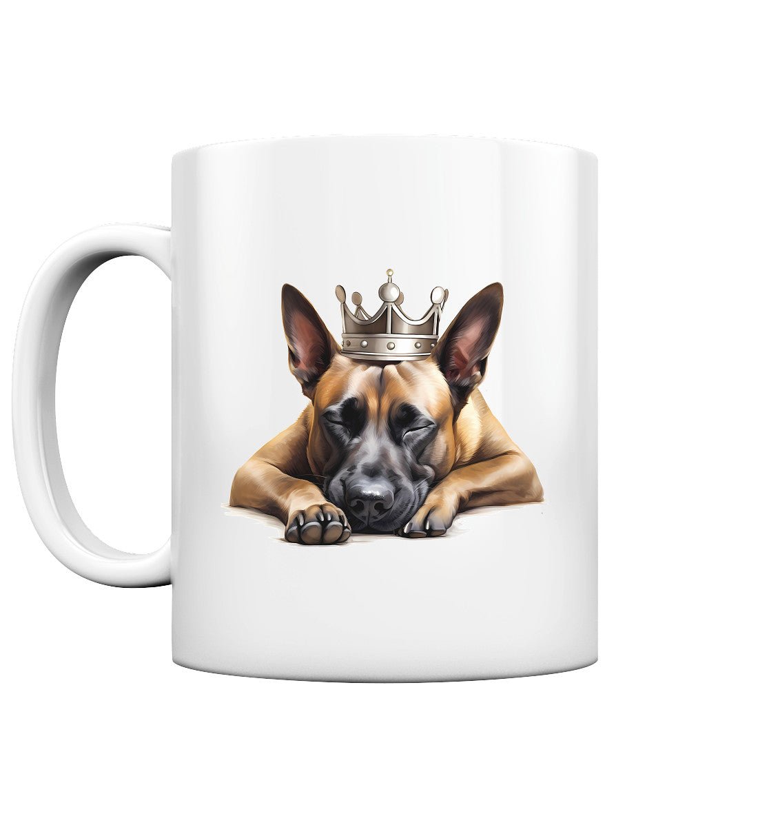 Schlafender Malinois - Tasse glossy - Multitalenty