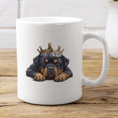 Schlafender Rottweiler - Tasse glossy - Multitalenty