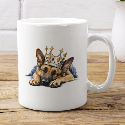 Schlafender Schäferhund - Tasse glossy - Multitalenty