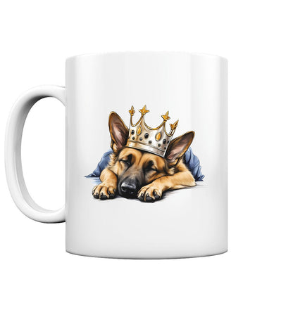 Schlafender Schäferhund - Tasse glossy - Multitalenty