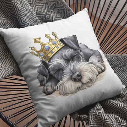 Schlafender Schnauzer - Kissen 40x40cm - Multitalenty