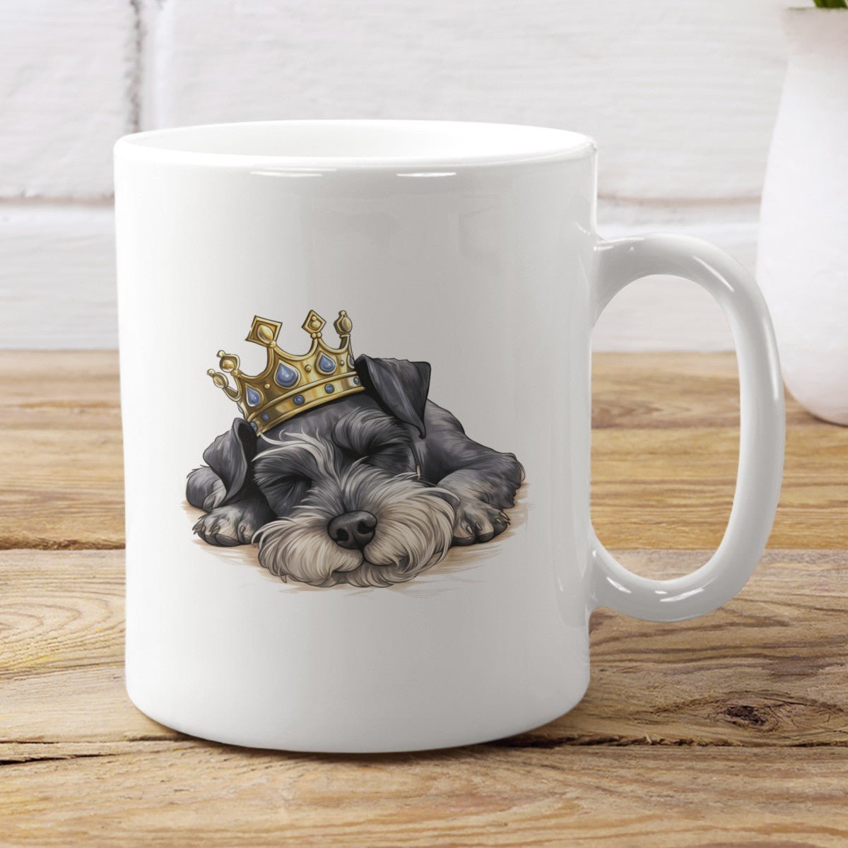 Schlafender Schnauzer - Tasse glossy - Multitalenty