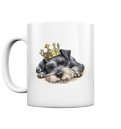 Schlafender Schnauzer - Tasse glossy - Multitalenty