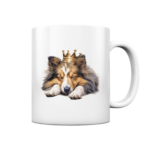 Schlafender Sheltie - Tasse glossy - Multitalenty