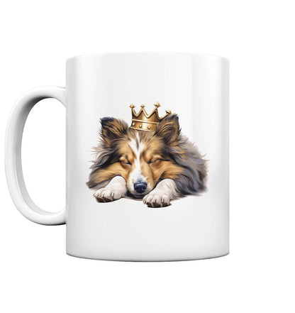 Schlafender Sheltie - Tasse glossy - Multitalenty