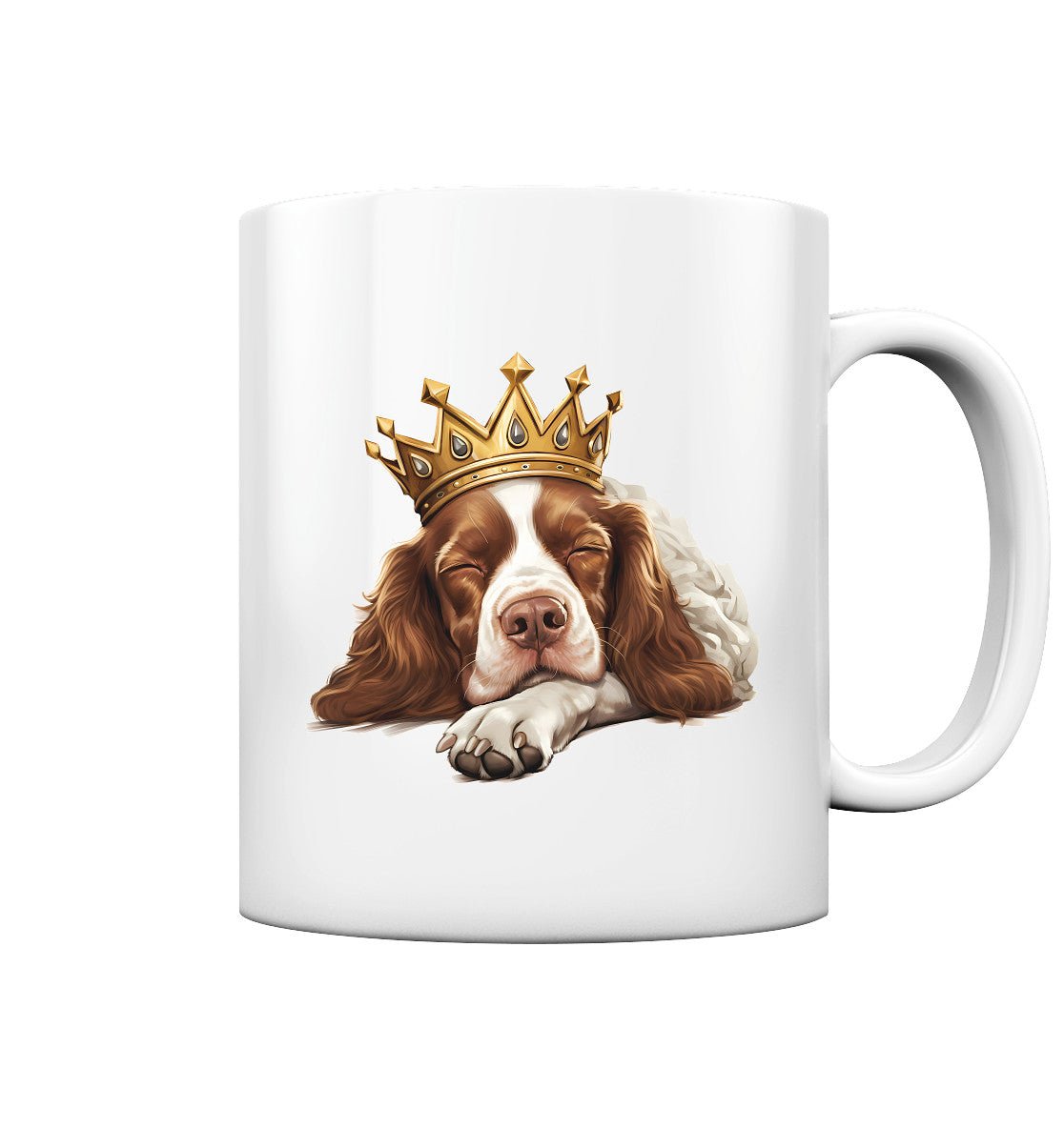 Schlafender Springer Spaniel - Tasse glossy - Multitalenty