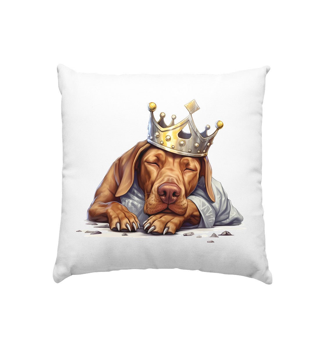 Schlafender Vizsla - Kissen 40x40cm - Multitalenty