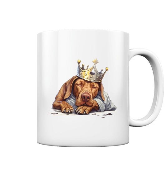 Schlafender Vizsla - Tasse glossy - Multitalenty