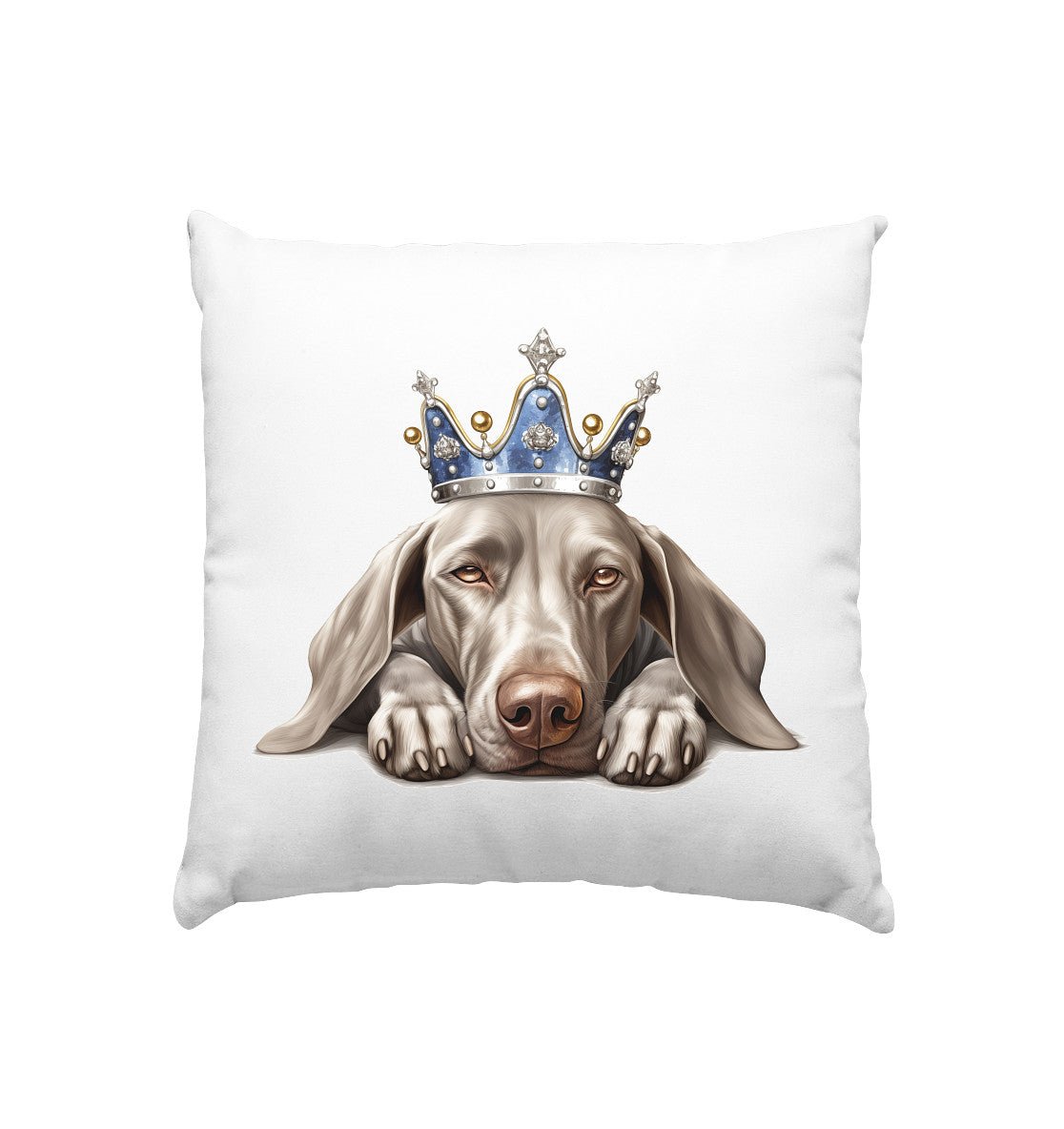 Schlafender Weimaraner - Kissen 40x40cm - Multitalenty