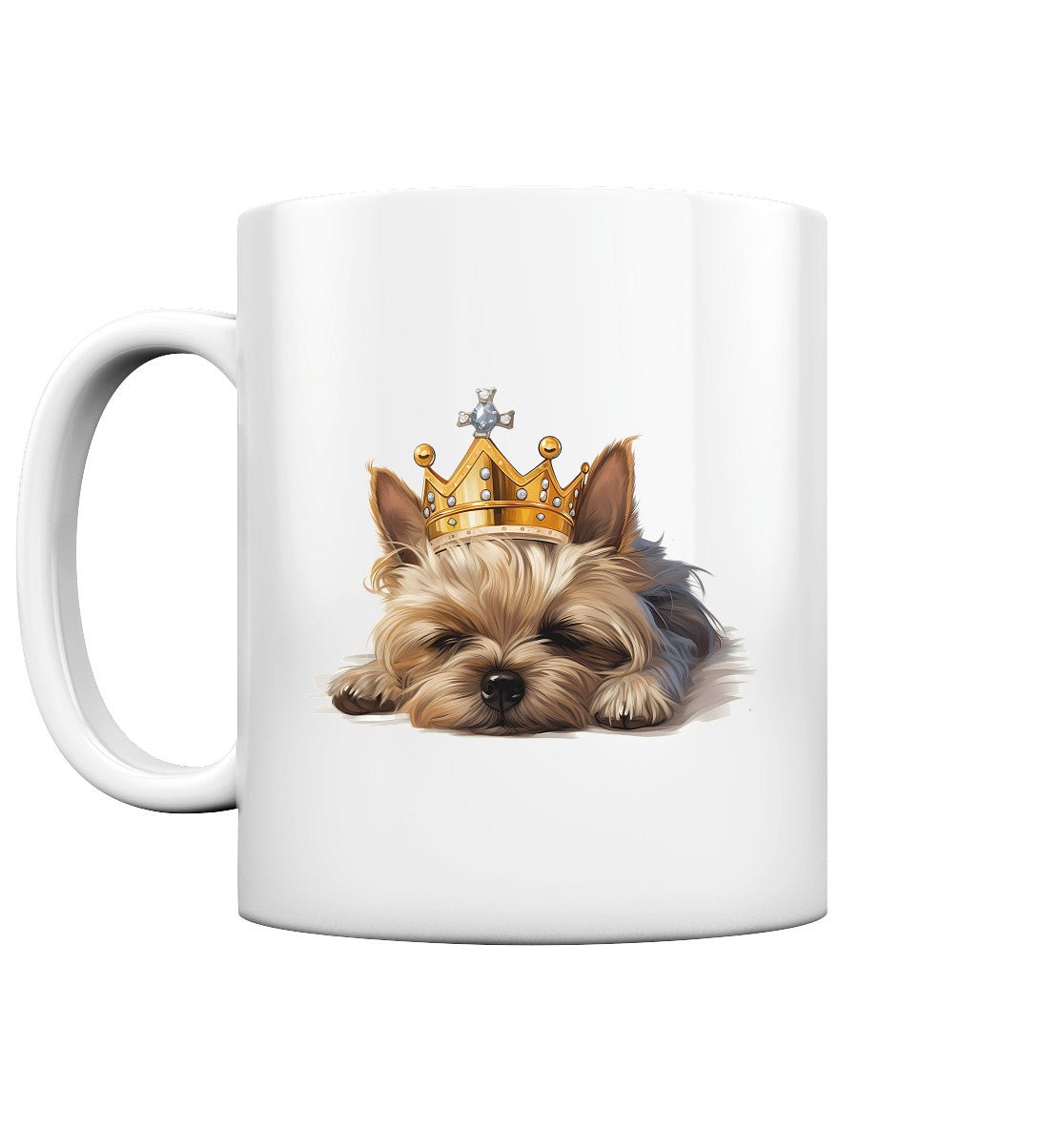 Schlafender Yorkshire Terrier - Tasse glossy - Multitalenty