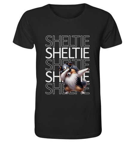 Sheltie Dab - Organic Shirt - Multitalenty