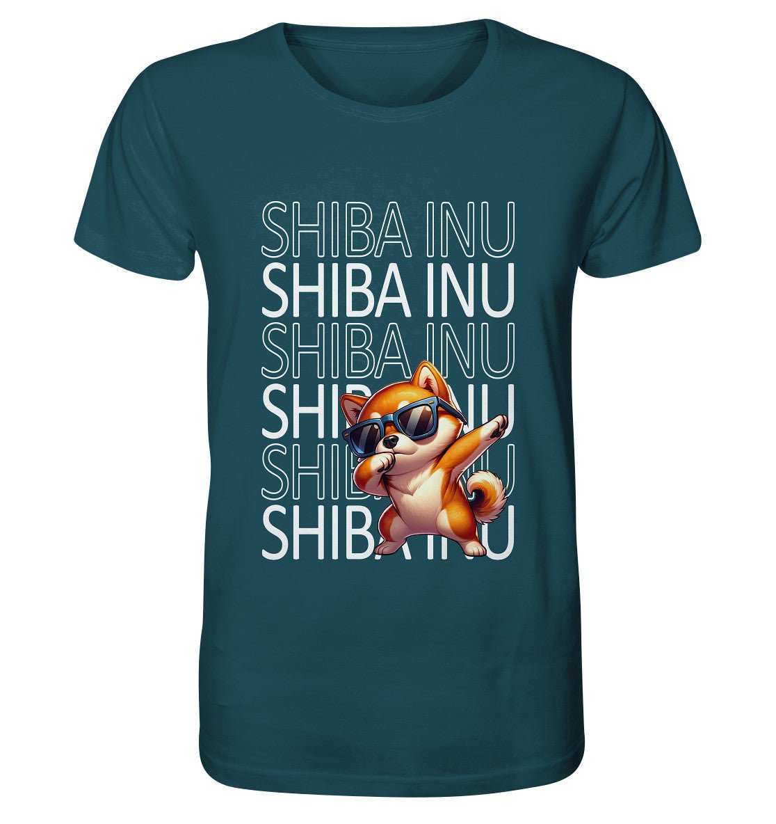 Shiba Inu Dab - Organic Shirt - Multitalenty