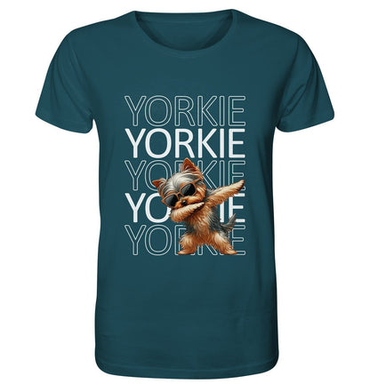 Yorkie Dab - Organic Shirt - Multitalenty